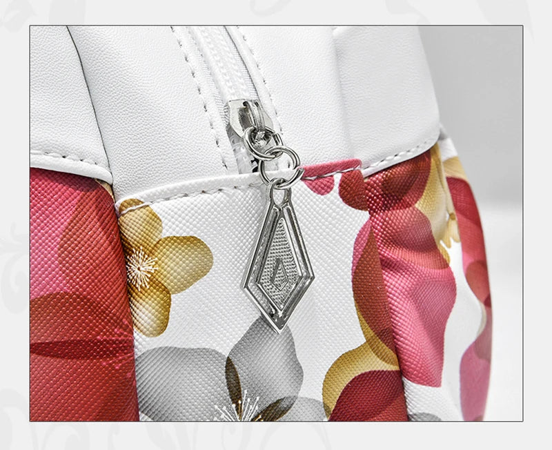 "Spring Petals" Floral Shoulder Bag