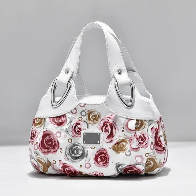 "Spring Petals" Floral Shoulder Bag
