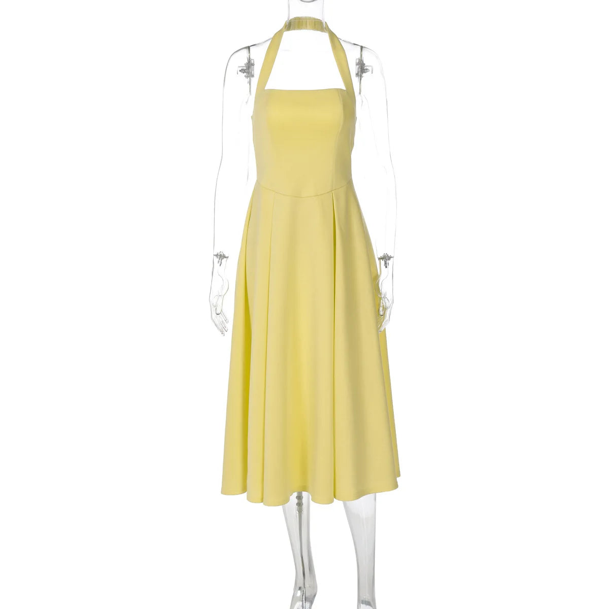 Trendix Fashion Elegant Maxi Dress For Women Summer Sleeveless High Waist Off Shoulder Long Dresses Street Casual Party Dress