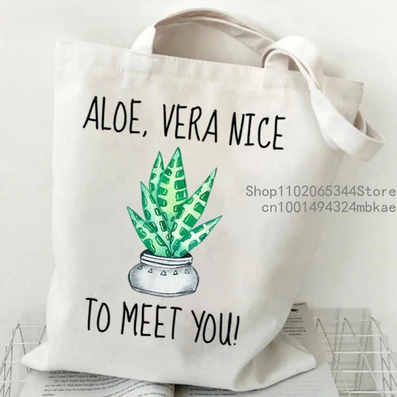 "Just One More Plant" Canvas Tote