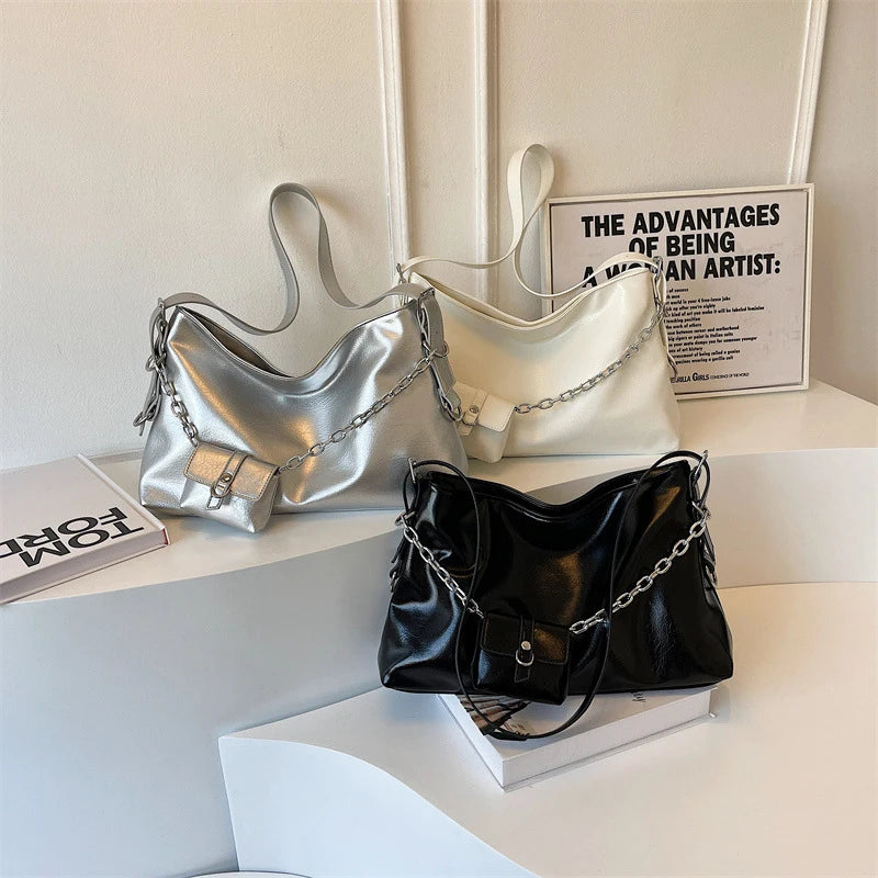 "Everyday Luxe" Chain Shoulder Bag