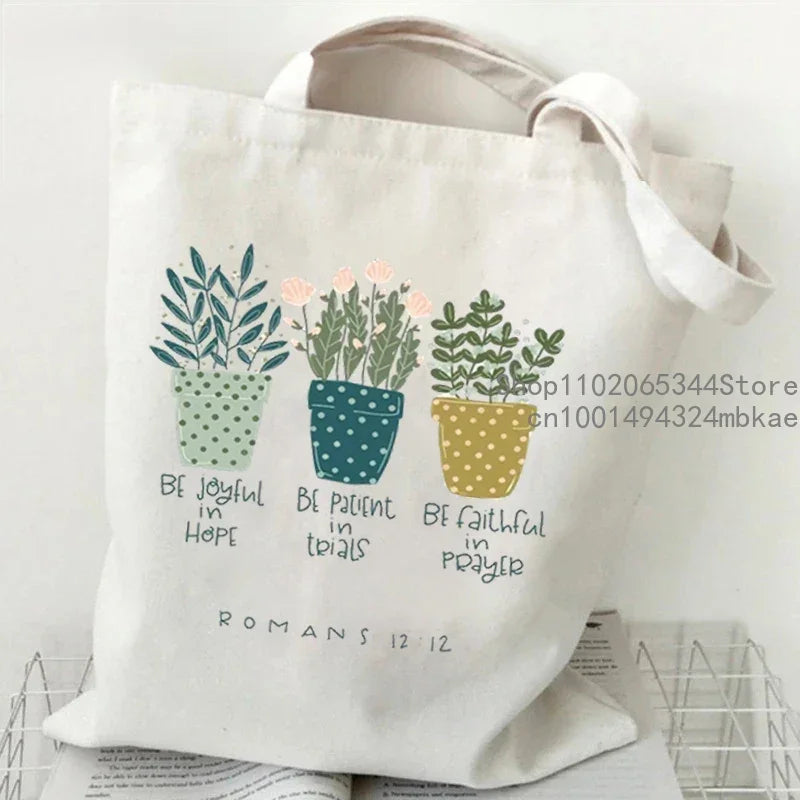 "Just One More Plant" Canvas Tote