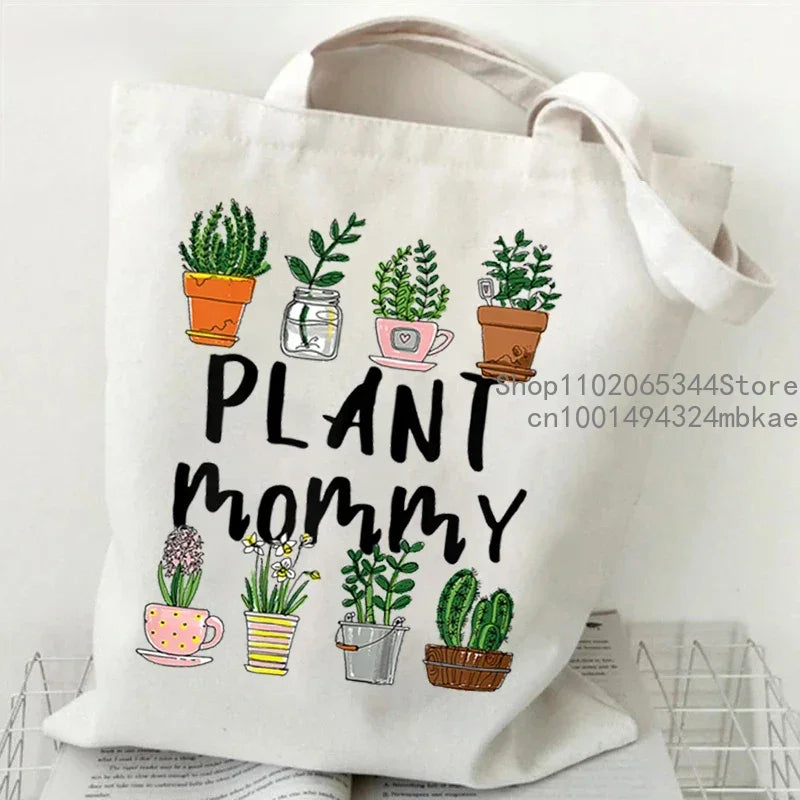 "Just One More Plant" Canvas Tote