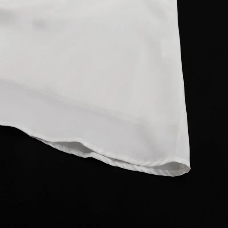 Trendix Sexy Backless Satin Dress For Women Solid Fashion Lace Up Halter Mini Dresses Vacation Casual Party A-Line Elegant Dress