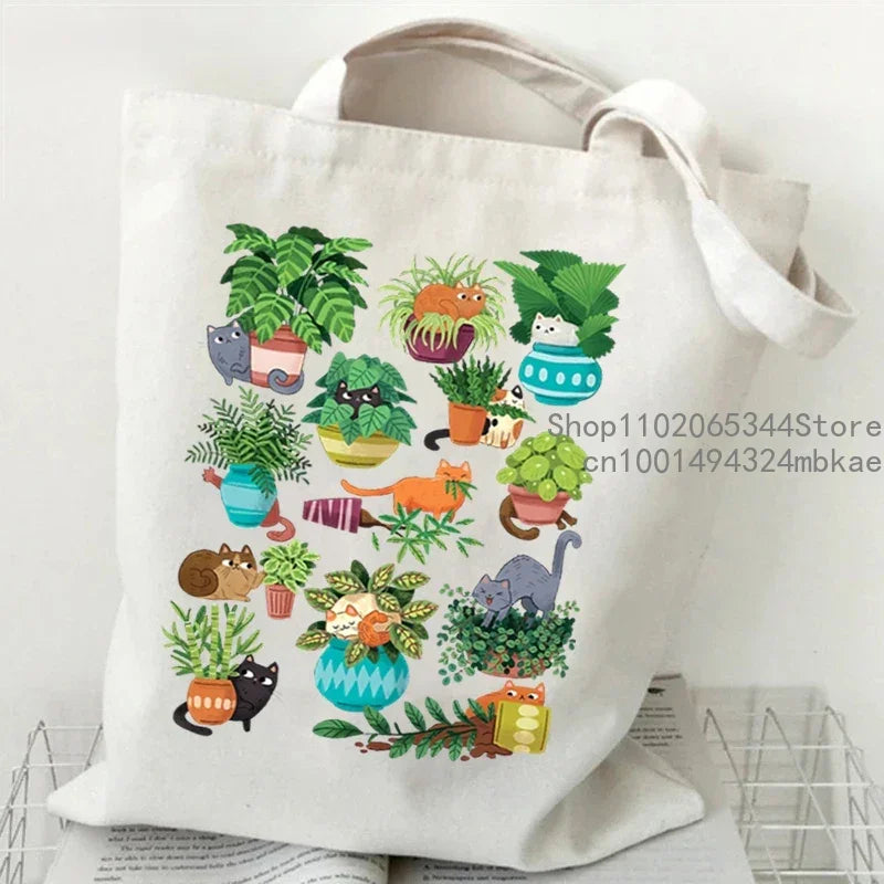 "Just One More Plant" Canvas Tote