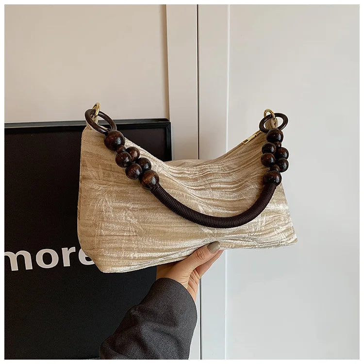 Women's Tote Bags 2025 Small Korean Fashion Shoulder Shopper Brand Ladies Canvas Luxury Designer Retro Female Handbag Purses