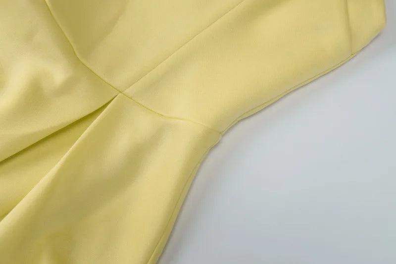 Trendix Fashion Elegant Maxi Dress For Women Summer Sleeveless High Waist Off Shoulder Long Dresses Street Casual Party Dress