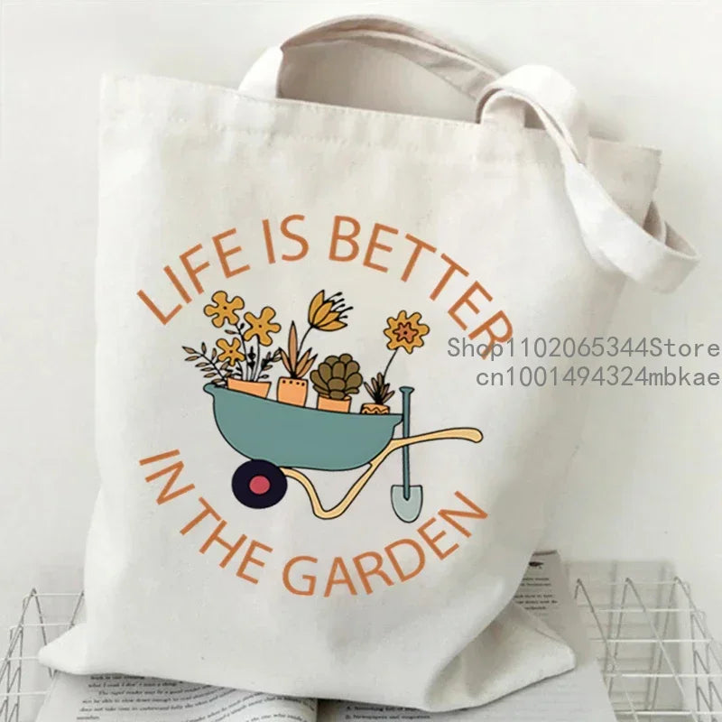 "Just One More Plant" Canvas Tote