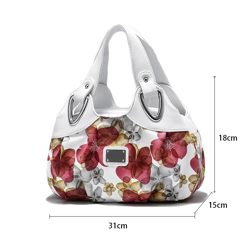 "Spring Petals" Floral Shoulder Bag