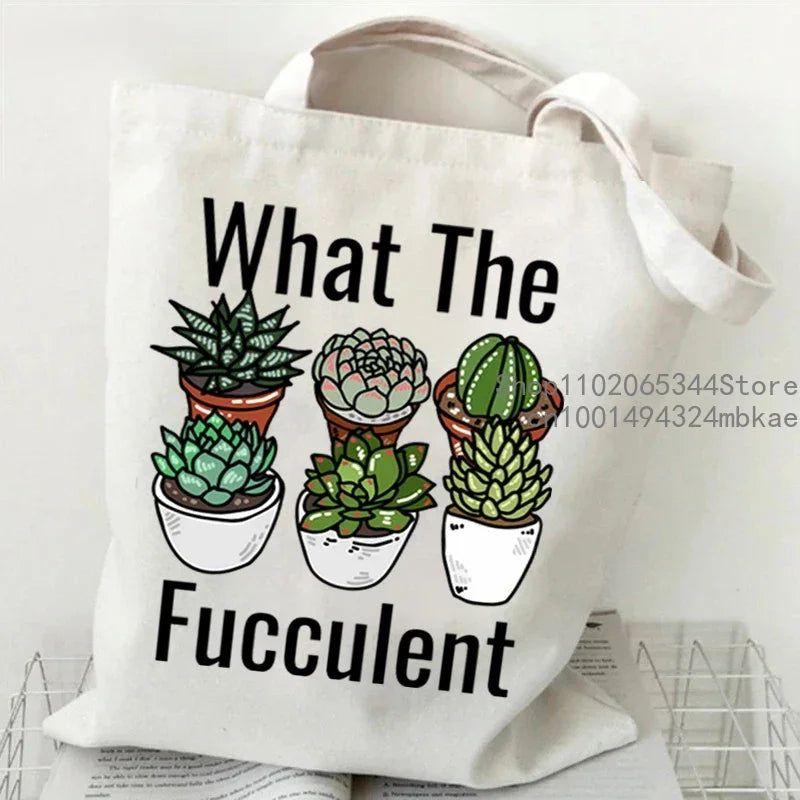 "Just One More Plant" Canvas Tote