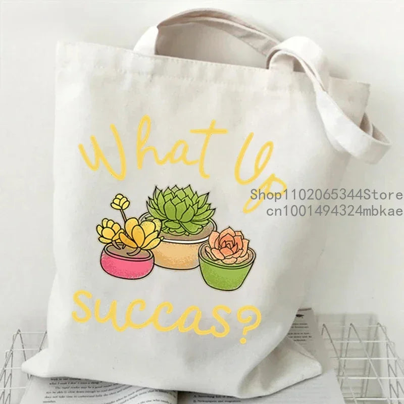 "Just One More Plant" Canvas Tote