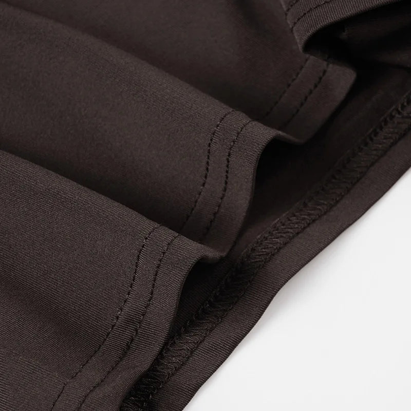 Trendix Bodycon Tank Tops 2 Piece Sets Women Summer Slim Solid Sports Yoga Shorts Ladies Street Sexy Deep V Neck Crop Top Suits