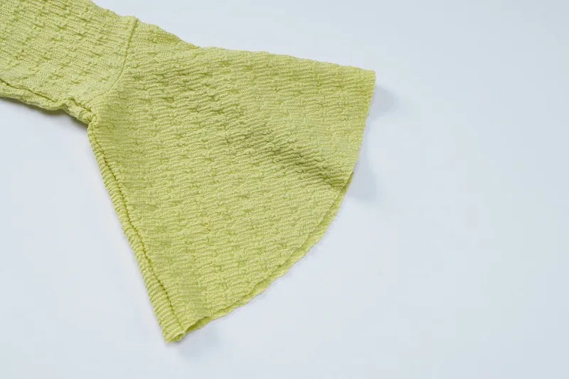 Trendix Ruffle Off Shoulder Dress Women Sexy Backless Long Sleeve High Waist Mini Dress Party Fashion Elegant Vacation Dresses