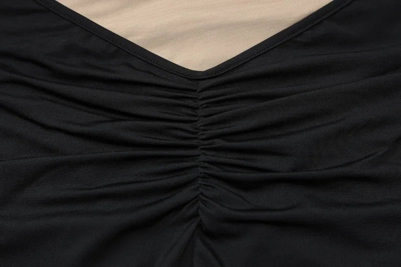 Trendix Lace Patchwork Elegant Evening Dress Women High Waist Slim Sleeveless Maxi Dresses Party Club Sexy Bodycon Long Dress