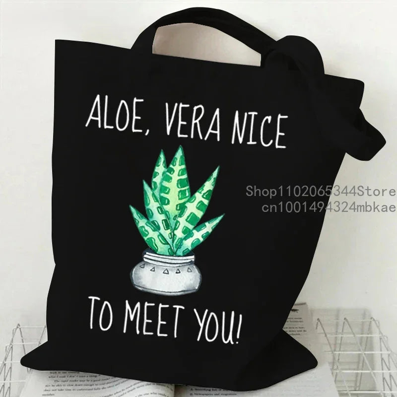 "Just One More Plant" Canvas Tote