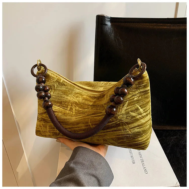 Women's Tote Bags 2025 Small Korean Fashion Shoulder Shopper Brand Ladies Canvas Luxury Designer Retro Female Handbag Purses