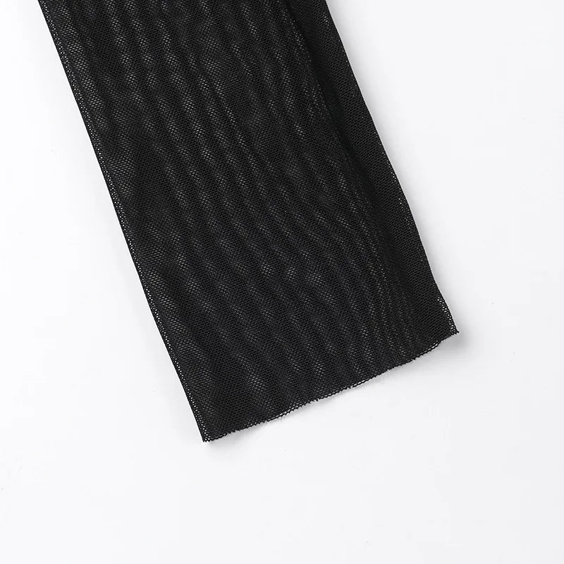 Trendix Off Shoulder Patchwork Dress Sexy Lace Backless Slim Long Sleeve Maxi Dresses Women's Beach Party Elegant Evening Dress