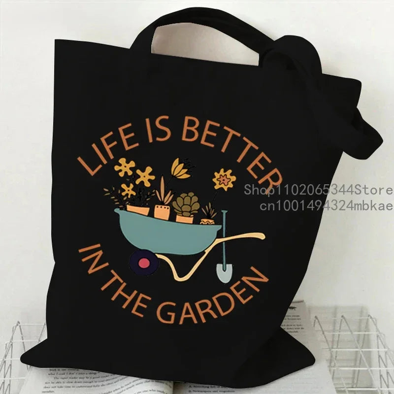 "Just One More Plant" Canvas Tote