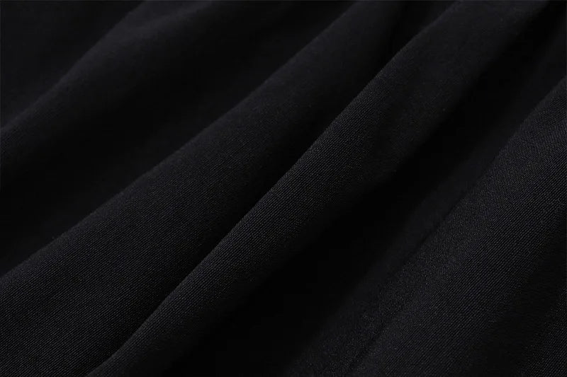 Trendix Lace Patchwork Ruffle Mini Dress Women Summer High Waist Slim Off Shoulder Dresses Vacation Sexy Party Elegant Dress