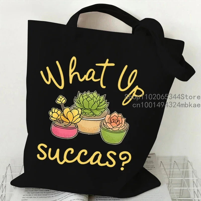 "Just One More Plant" Canvas Tote